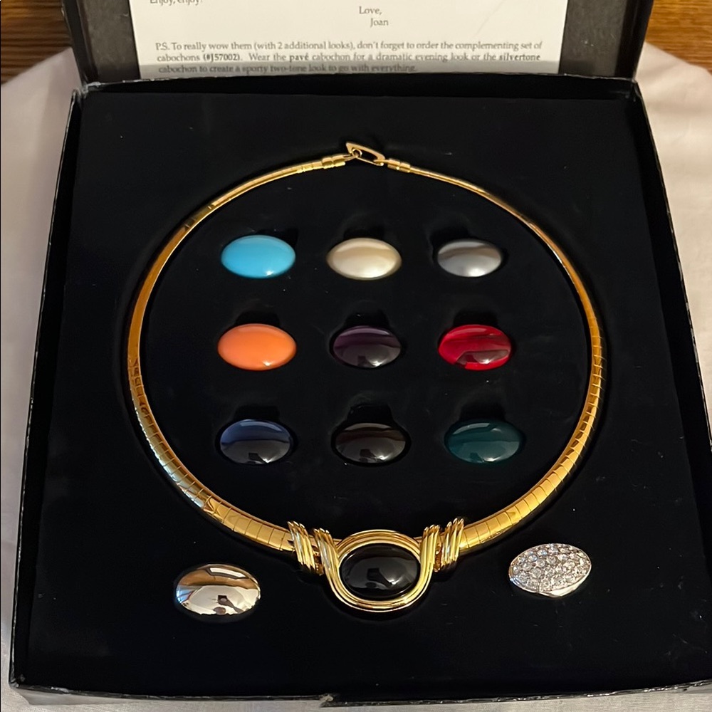 Joan Rivers Omega Ten Slide Necklace